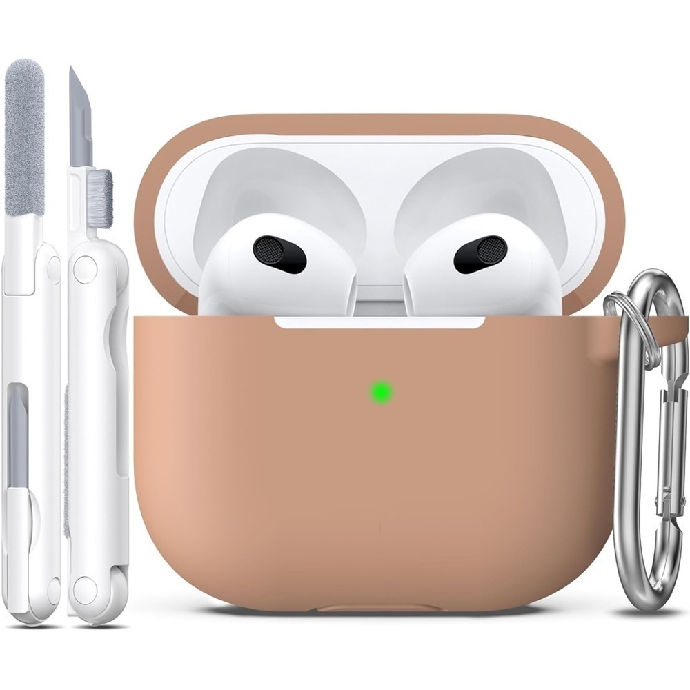 AirPods 3 GEN Case Cover, Silicone Protective Accessories Skin w/Keychain
0120